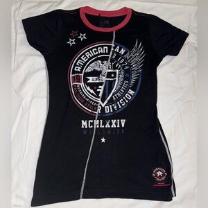 American Fighter split tee